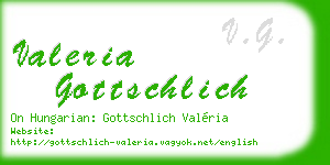 valeria gottschlich business card